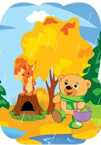 Рюкзачок із наліпками. Ведмежа Михась - фото 3