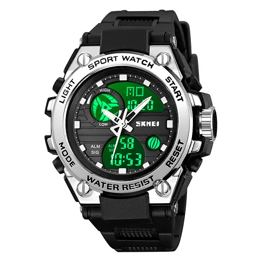 Наручний годинник чоловічий 2360BKSI Black-Silver Skmei acs0029964 - фото 2