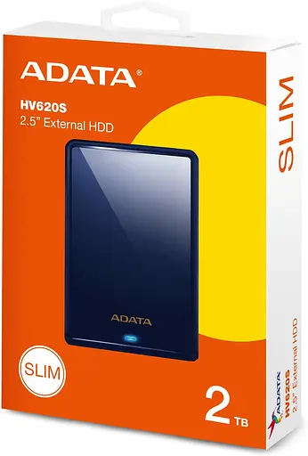 Зовнішній жорсткий диск Adata Classic HV620S 2TB Blue (AHV620S-2TU31-CBL) - фото 4