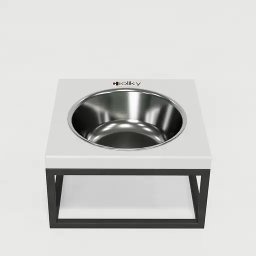 Hollky Base Solo M — миска на підставці для котів і середніх собак (1 × 0,8 л) - фото 2