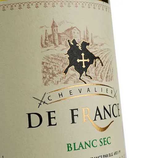 Вино Chevalier de France Blanc Sec, белое, сухое, 0,75 л - фото 5