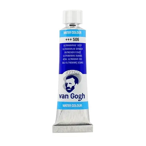 Фарба акварельна Van Gogh (506) Ультрамарин темний туба 10 мл Royal Talens - фото 1