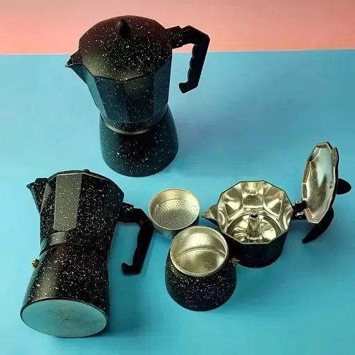 Гейзерна кавоварка Edenberg 3 чашки мармурове покриття (EB-3784) - фото 3