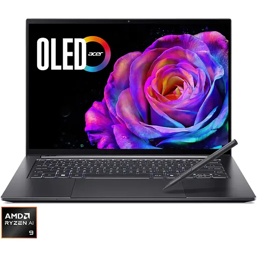 Ноутбук Acer Swift X 14 AI SFX14-61G-R7VY AI 9365 la 50GHz,14.5'',сенсорный,32GB LPDDR5X,1TB,RTX 5070
