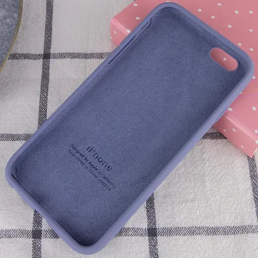 Чохол Epik Silicone Case Full Protective AA для Apple iPhone 6/6s 4.7 Сірий/Lavender Gray - фото 3
