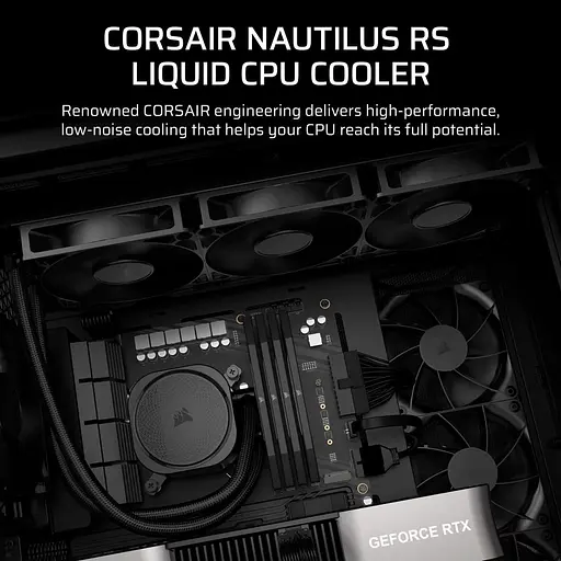 СВО Corsair NAUTILUS 360 RS Black (CW-9060089-WW) - фото 10