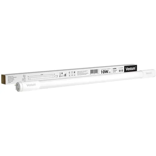 Светодиодная лампа Vestum T8 600 мм 10W 850 Лм 4200K 175-250V G13 1-VS-4003 - фото 1