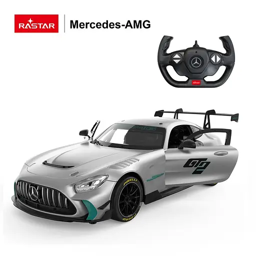 Машинка Mercedes-AMG GT2 сірий RASTAR модель 1:14 Автомобіль на дистанційному керуванні + пульт 2,4 ГГц - фото 2