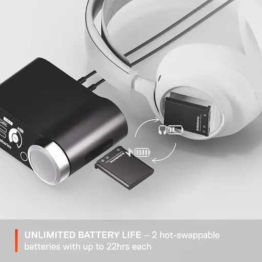 Игровая гарнитура SteelSeries Arctis Nova Pro Wireless X White XBOX/PC/PS/SW/MAC/MOB - фото 8