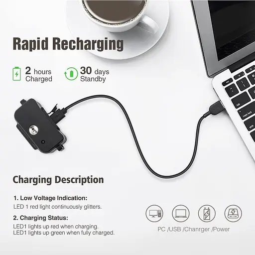 Ошейники для собак против лая Queenmew, ошейники с распылением Auto Citronella для собак, ошейник из коры с двумя ремнями - фото 5