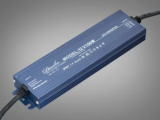 Блок живлення 12В, для підключення LED стрічки, 150Вт, 12.5А - фото 1