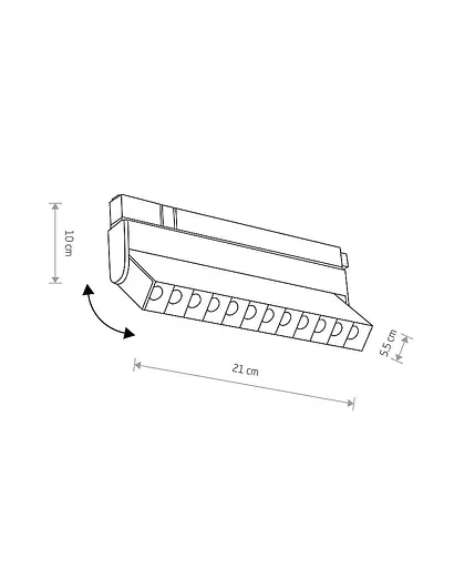 Магнітний трековий світильник Nowodvorski LVM 10645 - фото 3