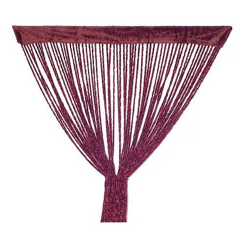 Штора-нити плюшевая - фото 1