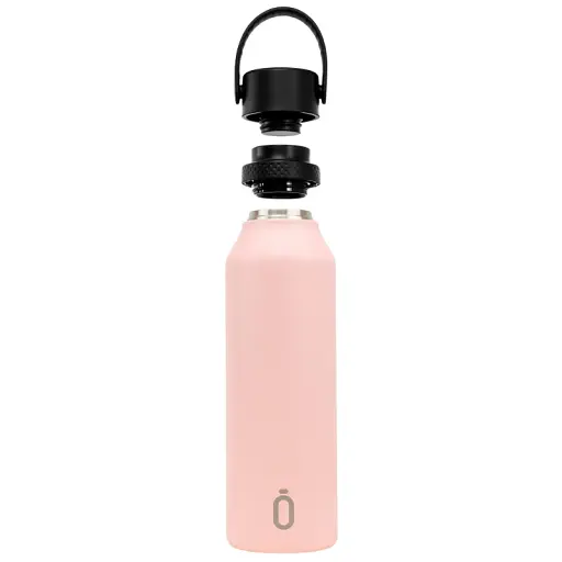 Пляшка-термос Kinetico Runbott MII 600 мл, ніжно-рожева, (холод до 32 год, тепло до 24 год) - фото 2
