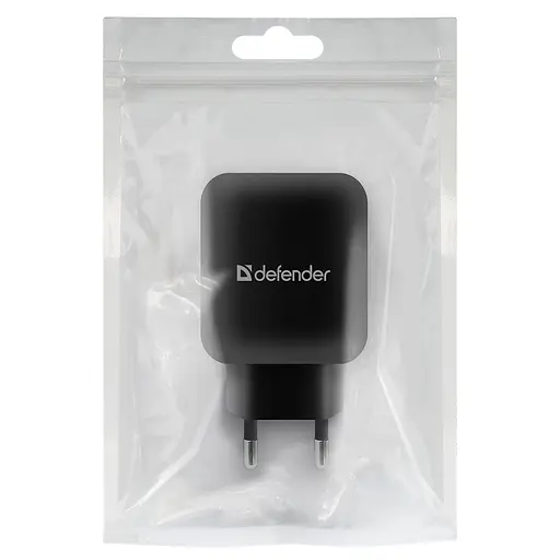 Зарядний пристрій 2xUSB 2.1А EPA-13 чорний Defender - фото 3