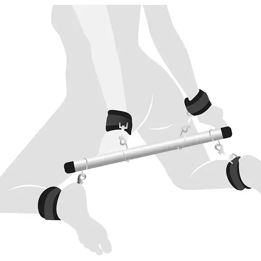 Колодка-распорка для рук и ног Art of Sex - Bondage Soft Touch BDSM Spreader , цвет черный