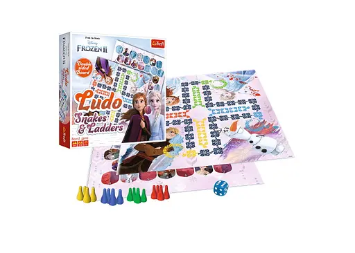 Настільна гра Trefl Лудо 2 в 1. Крижане серце 2 (Ludo 2 in 1: Frozen 2) (02068) - фото 3