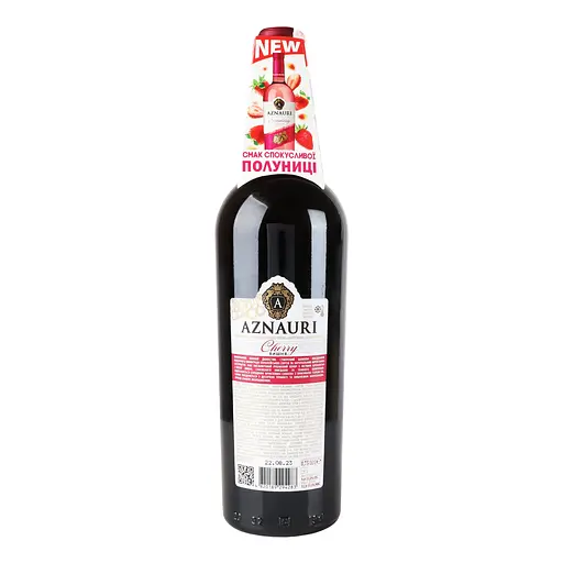 Вино Aznauri Cherry красное сладкое 0.75 л - фото 4