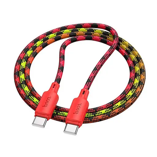 Кабель Hoco Type-C to Type-C Meridian charging data cable X116 1 м 60W/3A - фото 3