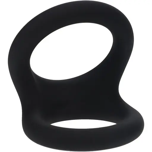 Ерекційне кільце для члена Levelz Double O, L чорне - фото 1