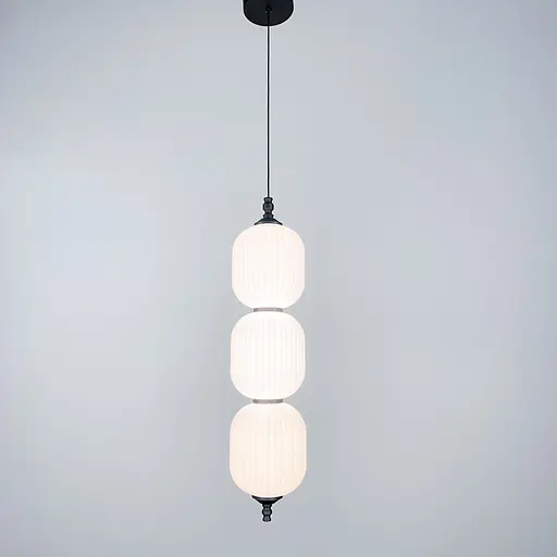 Мінімалістичний підвіс з фактурними кульками | Арт. MJ 23/3 | Line F - фото 5