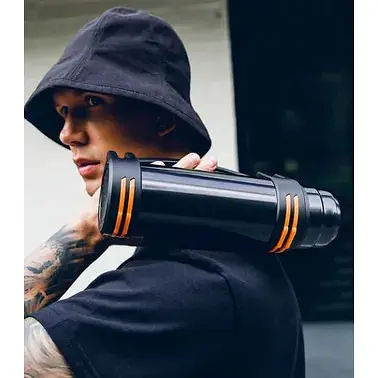 Термос FO outdoor sports cold insulation kettle hot 1 л - фото 4