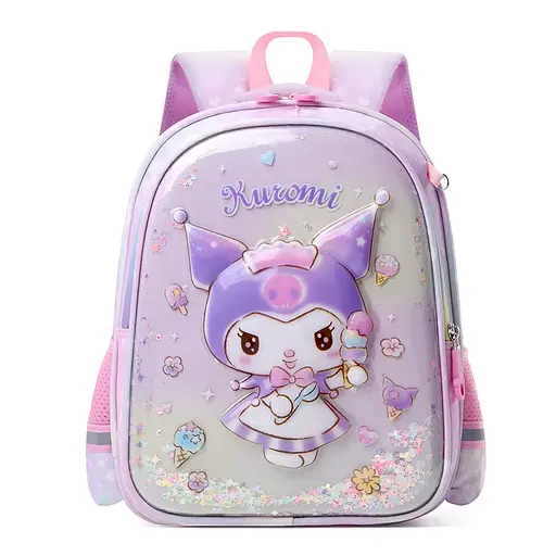 Рюкзак Kuromi, твердий корпус, 2 відділення, 2 бокові кишені, 1 внутрішня, C71647 (В асортименті) - фото 7