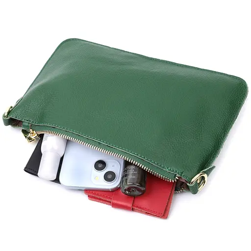 Кожаная женская сумка Vintage 26.5х16.5х2 см sum0026595 - фото 9