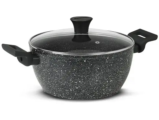 Кастрюля Flonal Pietra Lavica 4,3л с крышкой (PLICV2480) - фото 1