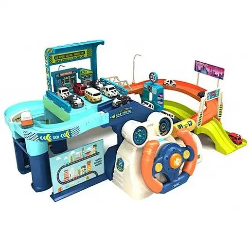 Трек Т 904 А, кермо на батарейках, пісні англ. мовою, звукові ефекти, у коробці (6967132060132) - фото 1