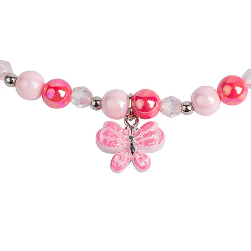Набор украшений Жемчужины и бабочка (ожерелье, браслет) 2шт - фото 3