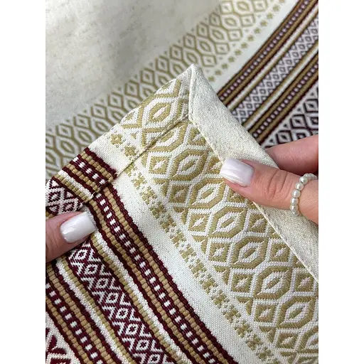 Комплект Великодній кошик Буковина маленька із лляним рушником 70х45 см Промінь та свічкою - фото 8