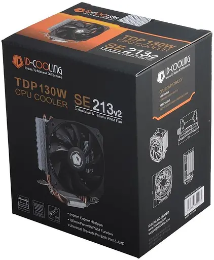 Кулер для процессора ID-Cooling SE-213V2 (SE-213V2) Б/у - фото 4