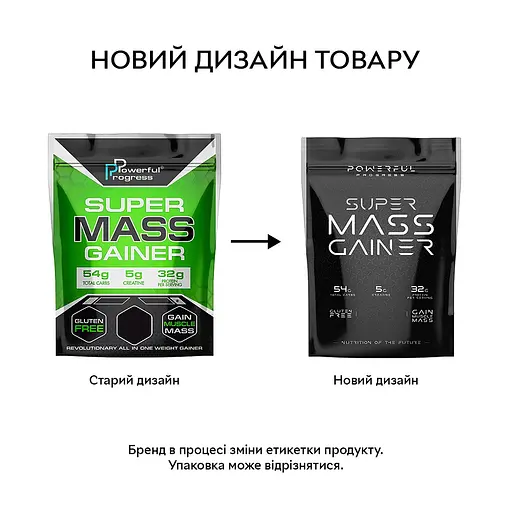 Гейнер Powerful Progress Super Mass Gainer Банан 4 кг - фото 2
