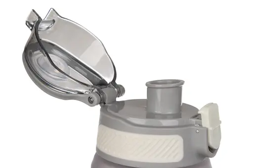 Пляшка для води спортивна Laprida Soft-touch 1000 мл сіра (67-5213) - фото 3