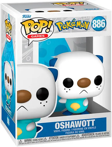 Фігурка Funko Pop Pokemon Oshawott Покемон Ошавотт 10 см FP PM O 886 - фото 3