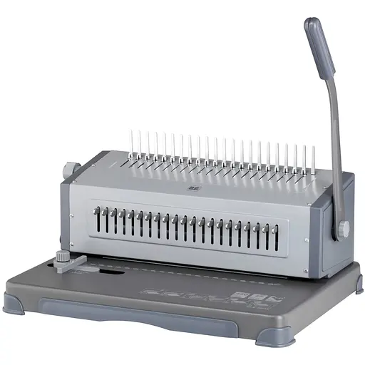 2E Биндер B-450AB, перфорация 25стр, переплет 450стр, регулируемые ножи 1-21