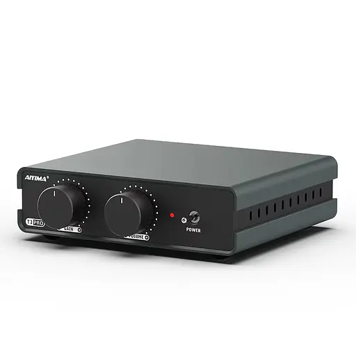 Предусилитель звука-фонокорректор AIYIMA T3 Pro black + блок питания 12V - фото 1