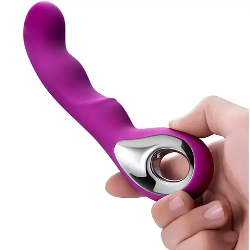 Вібростимулятор вагінальний Passion Y&M з ручкою, з гладкою поверхнею для точки G USB (4821002029655) - фото 2