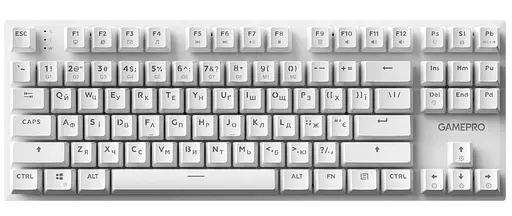 Клавіатура GamePro Genesis Joker 87% Red switches (MK124W) - фото 2