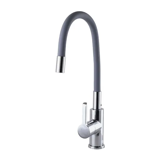 Змішувач для кухні Domino Prestige DPS-203SLR-grey Сірий - фото 3