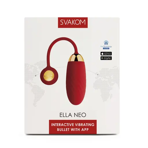 Віброяйце Svakom Ella Neo 21.5 см червоний - фото 4