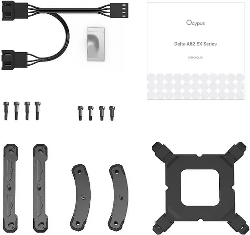 Кулер для процессора Ocypus DELTA A62 EX DIGITAL Black (DELTA-A62-BK2NNWD00E-GL) - фото 12