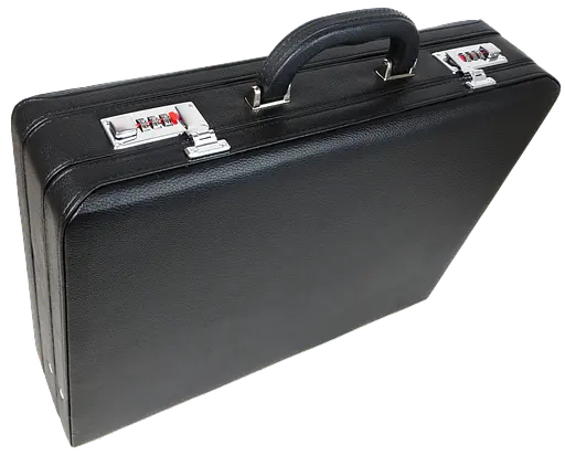 Классический кейс Portfolio из эко кожи черный sum0028874 - фото 5