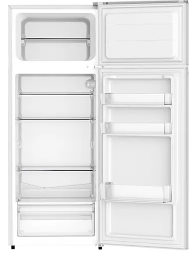 Холодильник Edler ED-275CDT, White, двокамерний, з верхньою мор. камерою, загальний об'єм 209L, корисний об'єм 169L/40L, механічне керування, суперзаморожування, LED освітлення, A+, 143x55x55см - фото 2