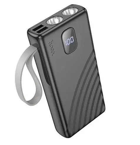Універсальна мобільна батарея Hoco J129A 20000mAh Nature flashlight (Чорний)
