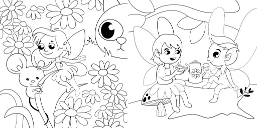 Нові водяні розмальовки. Феєчки - фото 2