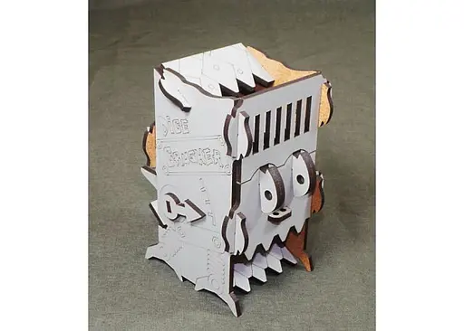 Аксесуар Вежа для кубиків Pandora's Box Studio Нищівник кубиків Mechanical Dice Tower Dice Crusher сірий (LP012-064) - фото 2