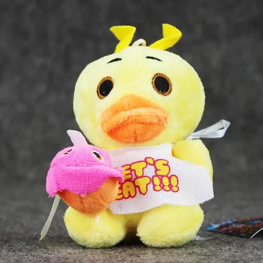 М'яка іграшка брелок П'ять ночей з Фредді Chica Чика 11 см FNAF48-42 - фото 4