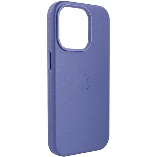Шкіряний чохол Leather Case AA Plus with MagSafe для Apple iPhone 14 Pro 6.1 Wisteria - фото 4